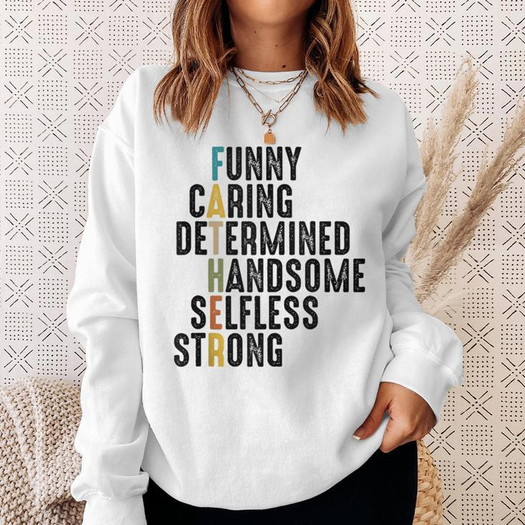 Fathers Day Dad Definition Sweatshirt Gifts for Her