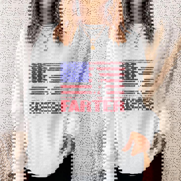 Father's Day For Dads World's Best Farter I Mean Father Sweatshirt Gifts for Her