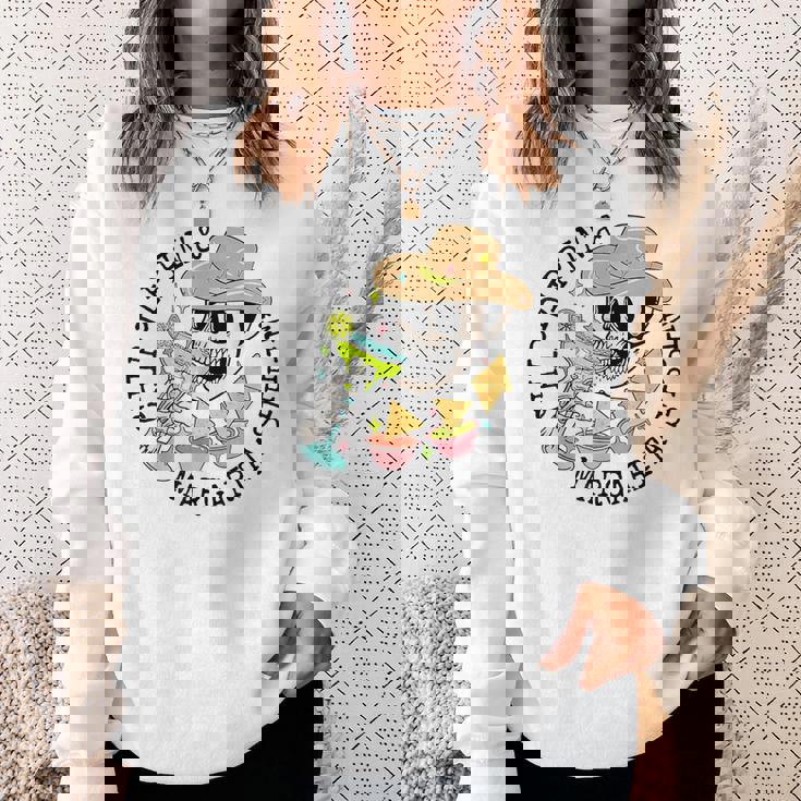 Fiesta Cinco De Mayo Drinking Chip Dippin Margarita Sippin Sweatshirt Gifts for Her