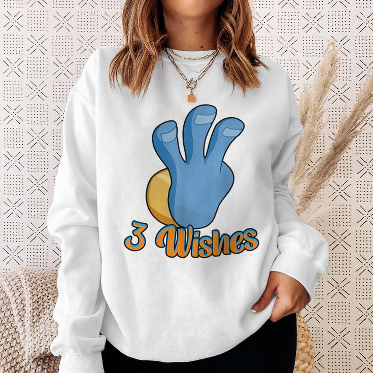 3 Wishes Genies Magical What's Your Wish Sweatshirt Gifts for Her