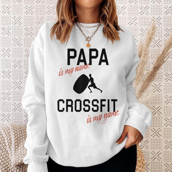 Dad Future Dad Crossfit Game Sweatshirt Gifts for Her