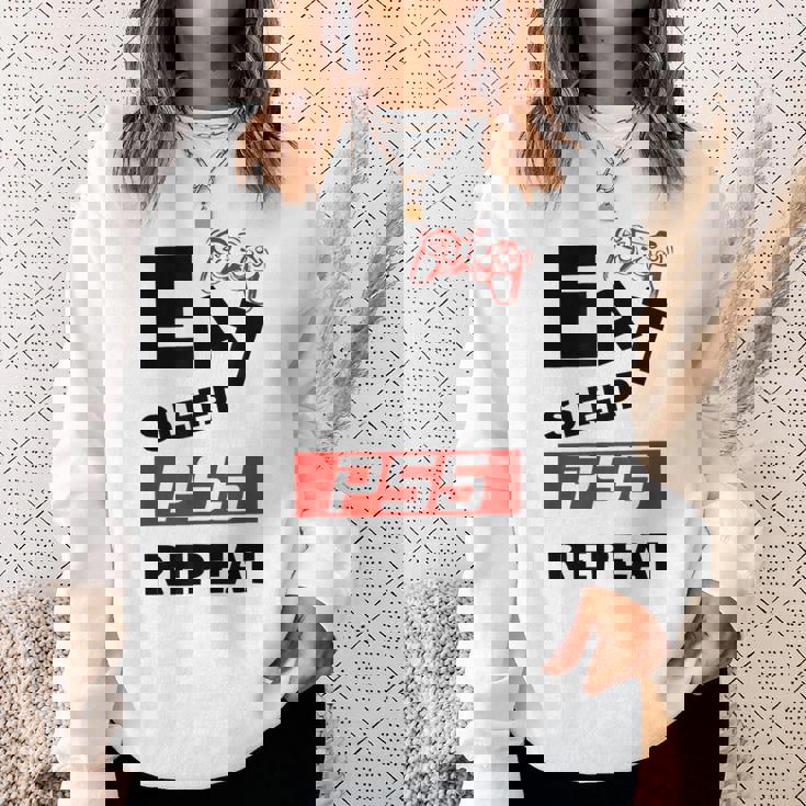 Eat Sleep Ps5 Repeat For Lover Video Game Sweatshirt Gifts for Her