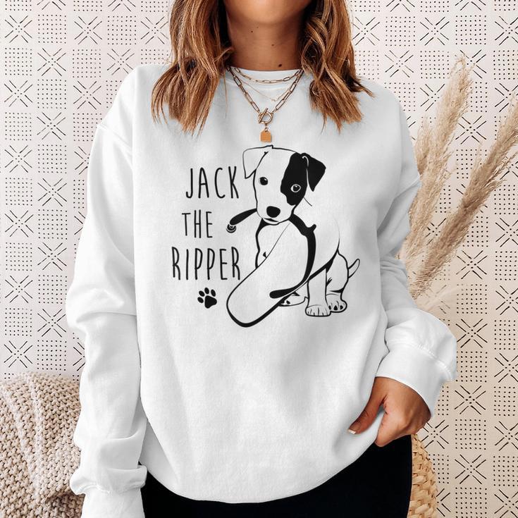 Jack Russell Terrier Dog Puppy Women Sweatshirt Gifts for Her