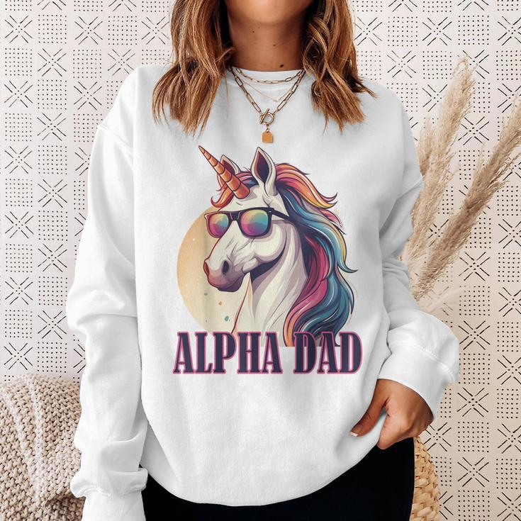 Unicorn Dad Laufey Father's Day Christmas Husband Sweatshirt Gifts for Her