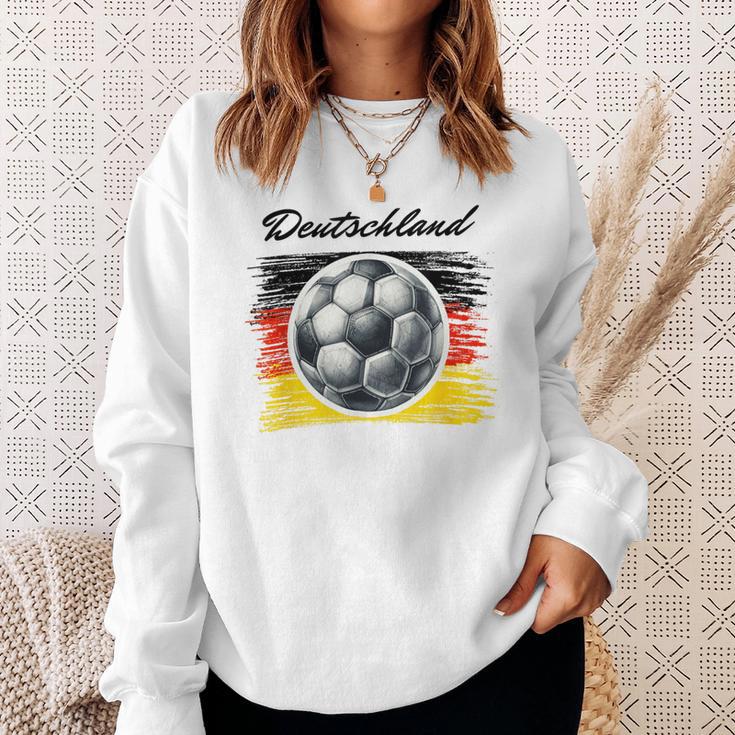 Fussball Fußball Mannschaft Flagge Deutschland Fan Sweatshirt Geschenke für Sie