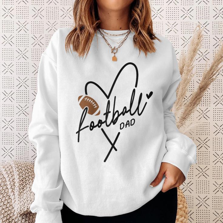 Fußball Papa Für Ihn Männer Familie Matching Spieleratertag Raglan Sweatshirt Geschenke für Sie