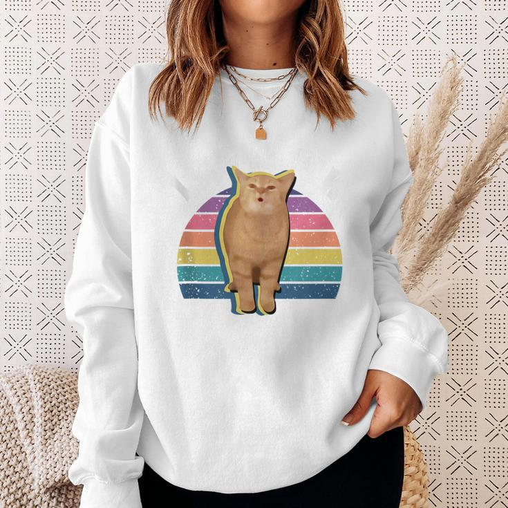 I Go Meow Cat Singing Meme Cat Song I Go Meow Sweatshirt Gifts for Her