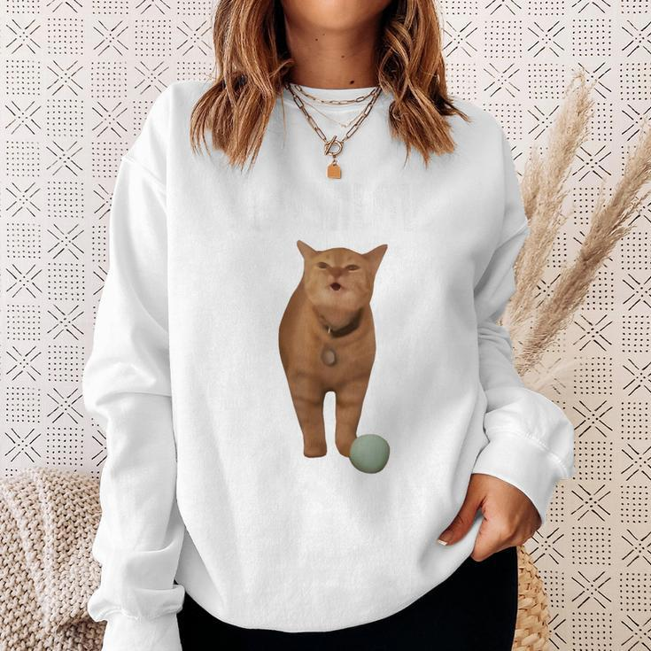 I Go Meow Cat Singing Meme Sweatshirt Gifts for Her