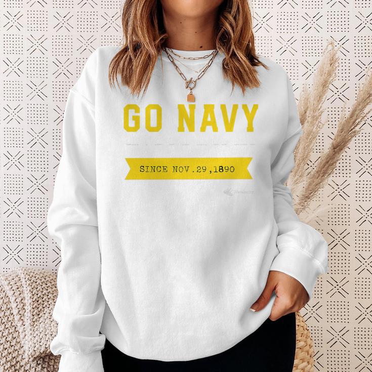 Go Navy Beat Army Morse Code Sweatshirt Gifts for Her