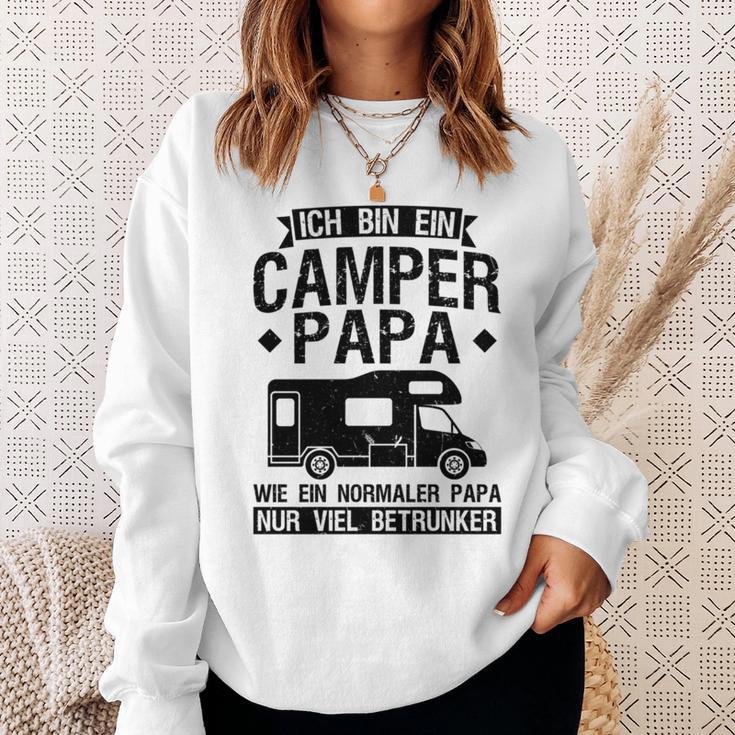 Ich Bin Ein Wohnmobil Papa Camper Papa Gray Sweatshirt Geschenke für Sie