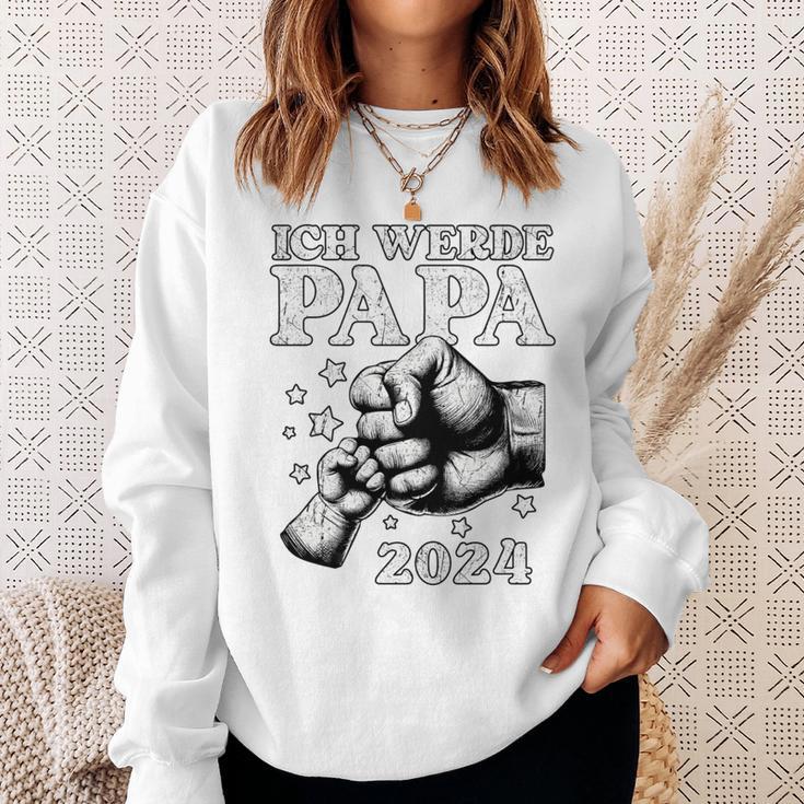 Ich Werde Papa 2024 Baby Ankündigung Papa 2024 Sweatshirt Geschenke für Sie