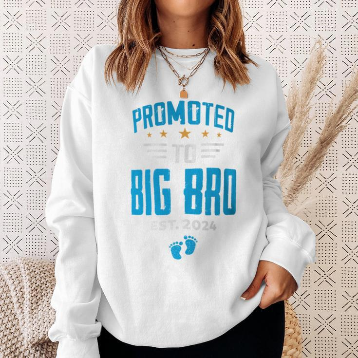 I'm Going To Be A Big Brother 2024 Promoted To Big Bro 2024 Sweatshirt Gifts for Her