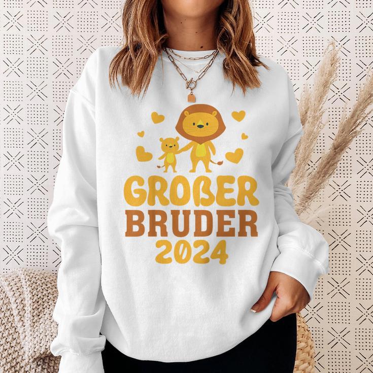 Kinder Ich Werde Ein Großer Bruder 2024 Lion Big Brother 2024 Sweatshirt Geschenke für Sie