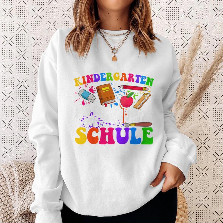 Kinder Mach's Gut Kindergarten Ich Rocke Jetzt Die Schule Sweatshirt Geschenke für Sie