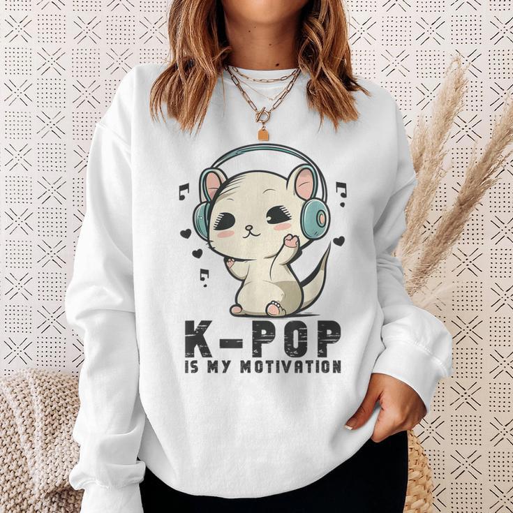 Kpop My Motivation Bias K Pop Ferret Merch K-Pop Merchandise Sweatshirt Gifts for Her