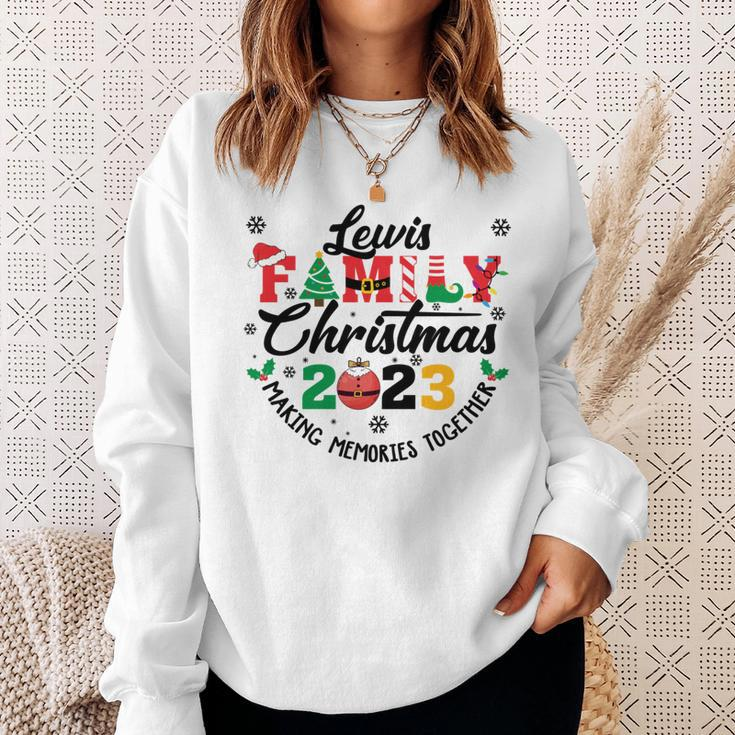 Lewis Family Name Christmas Matching Surname Xmas Sweatshirt Gifts for Her