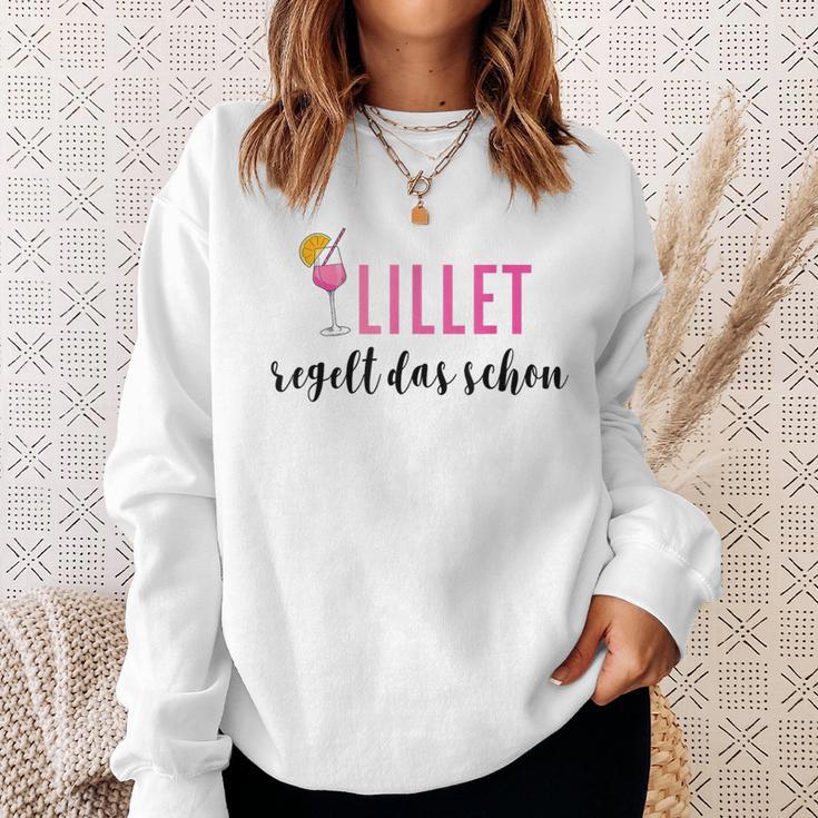 Lillet Lillet Regelt Das Schon Summer Alcohol Lillet S Sweatshirt Geschenke für Sie