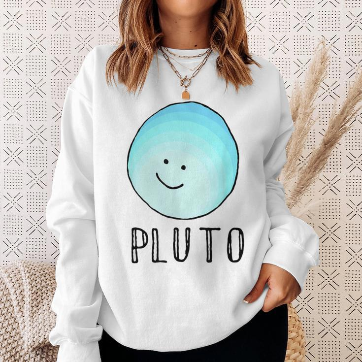 I Love Pluto My PlanetCute Astronomy Sweatshirt Gifts for Her