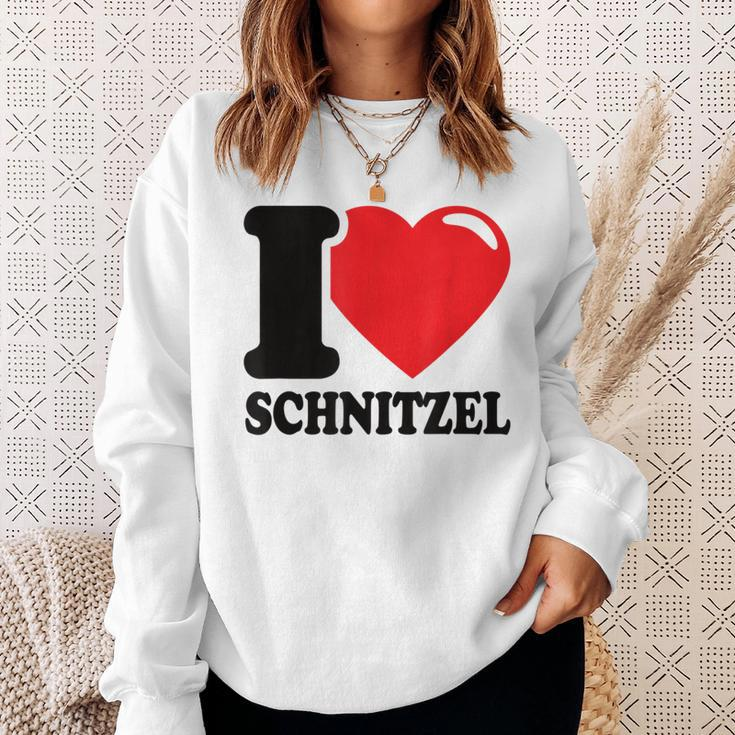 I Love Schnitzel Ich Liebe Schnitzel Schnitzel Sweatshirt Geschenke für Sie