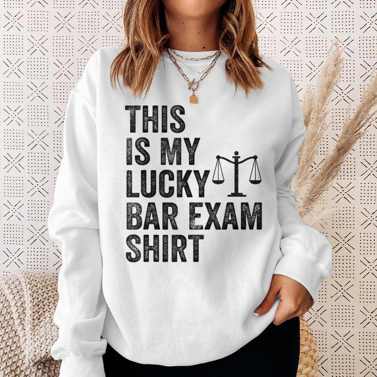 This Is My Lucky Bar Exam Lucky Bar Exam Sweatshirt Gifts for Her