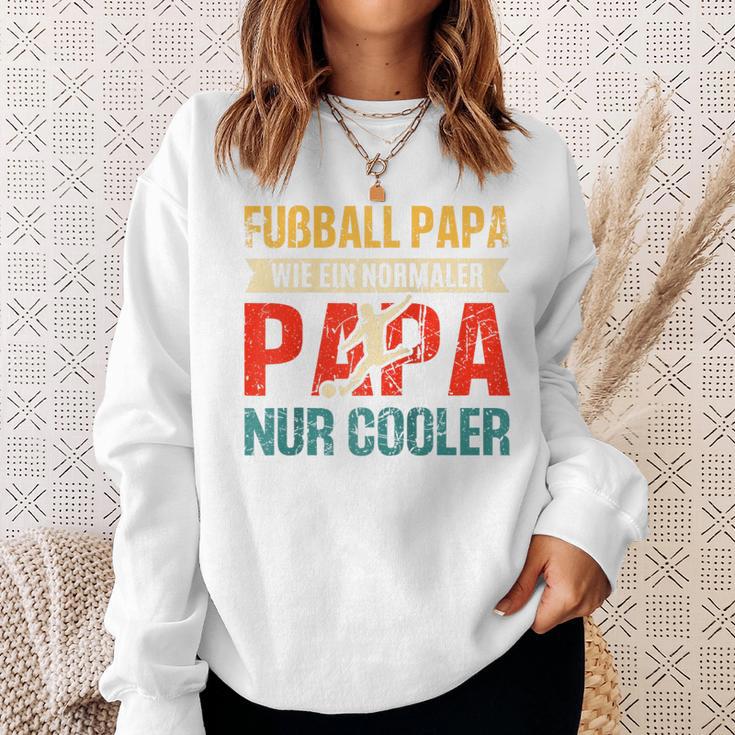 Lustiges Fußball Papa Perfekte Für Fußballliebhaberatertag Raglan Sweatshirt Geschenke für Sie