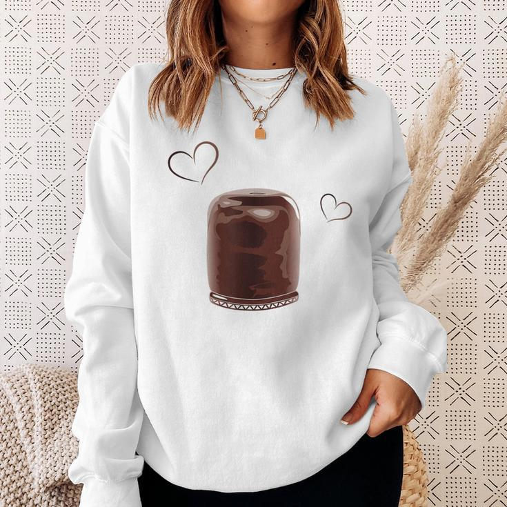 Lustiges Pudding-Liebhaber Sweatshirt, Herziges Motiv für Fans Geschenke für Sie