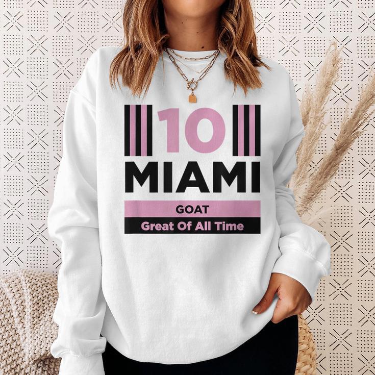 Miami 10 GOAT Herren Sweatshirt - Sportdesign für den Großartigsten Geschenke für Sie