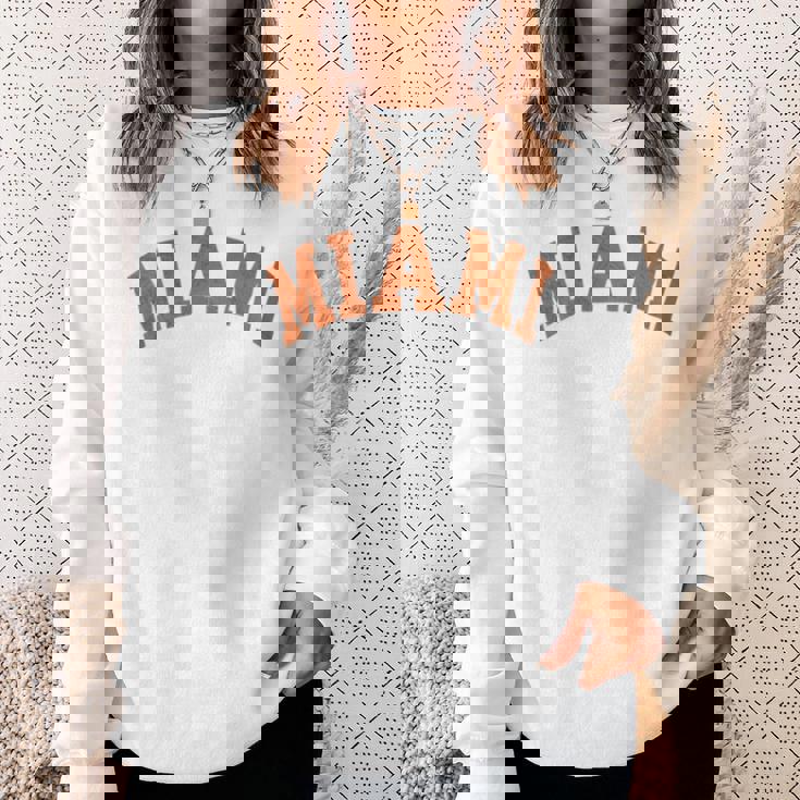 Miami Florida Retro Vintage Weathered Sweatshirt Gifts for Her Miami Florida Retro Vintage Weathered Sweatshirt Gifts for Her