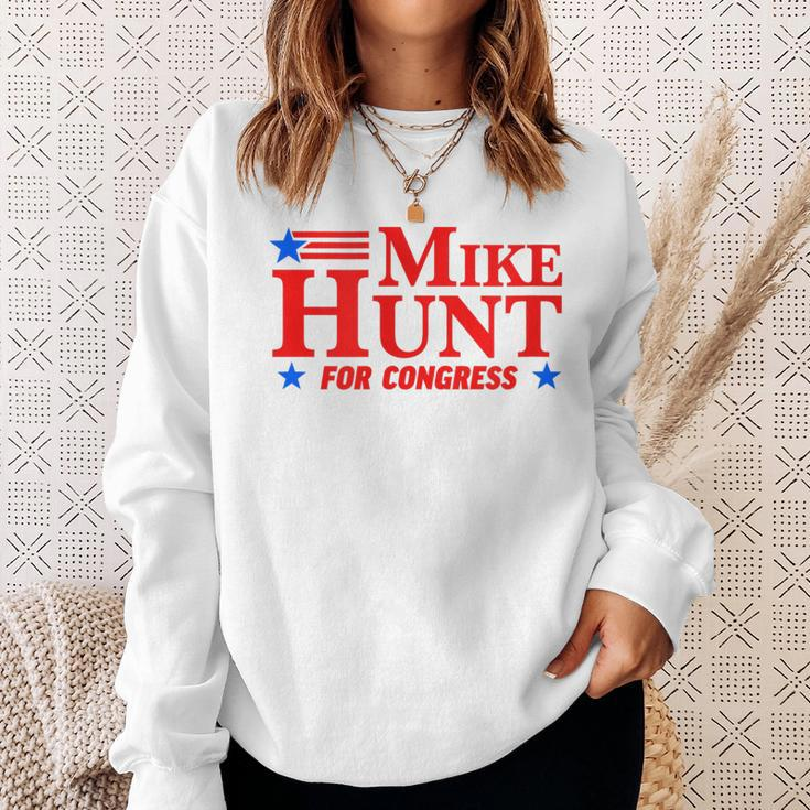 Mike Hunt Humor Political Sweatshirt Gifts for Her