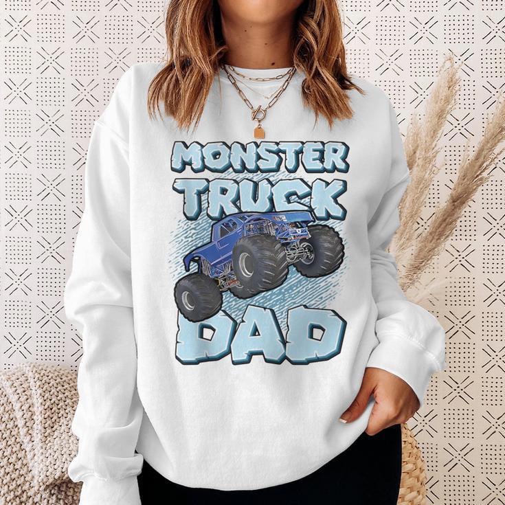 Monster Truck Papa Füräter Cooler Papa Lustiger Monstertruck Sweatshirt Geschenke für Sie