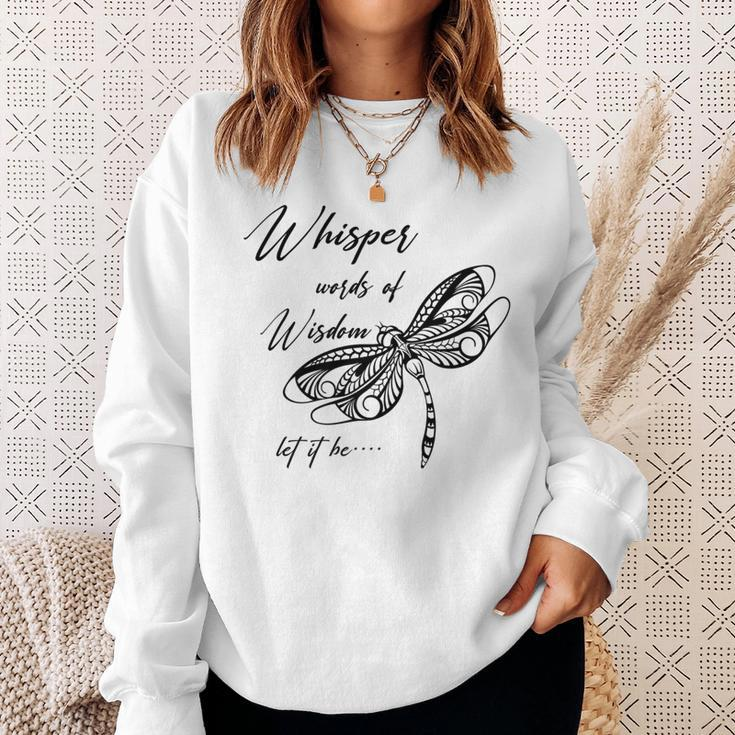 Music Lover Motivational Quote Whisper Word Of The Wisdom Sweatshirt Gifts for Her