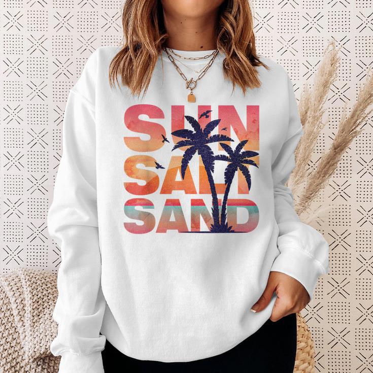 Palm Tree T- Sweatshirt Gifts for Her