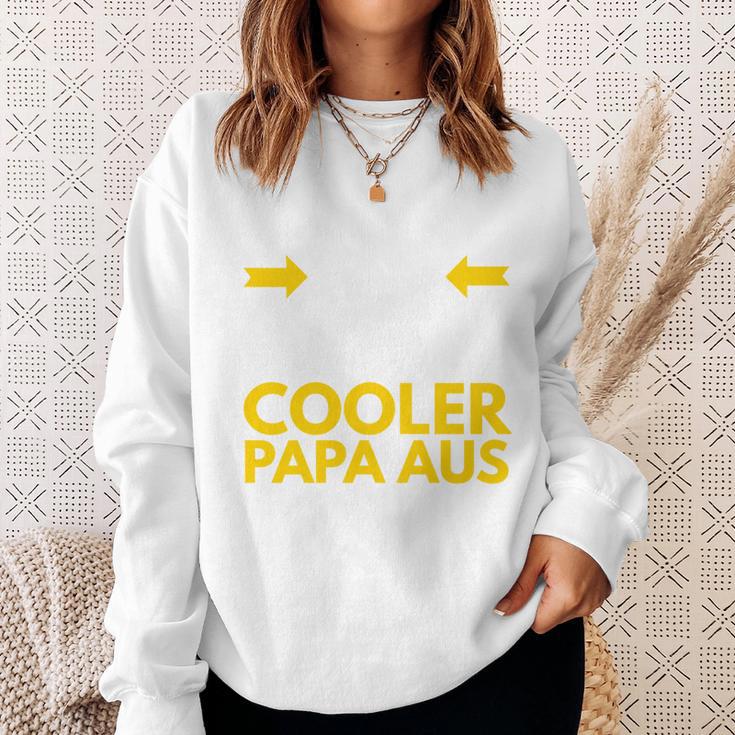 Papa Geburtstagatertag Richtig Cooler Papa Spruch Geschenk Sweatshirt Geschenke für Sie