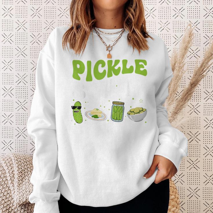 Pickle Squad Cute Pickle Cucumber Pickle Lover Sweatshirt Gifts for Her