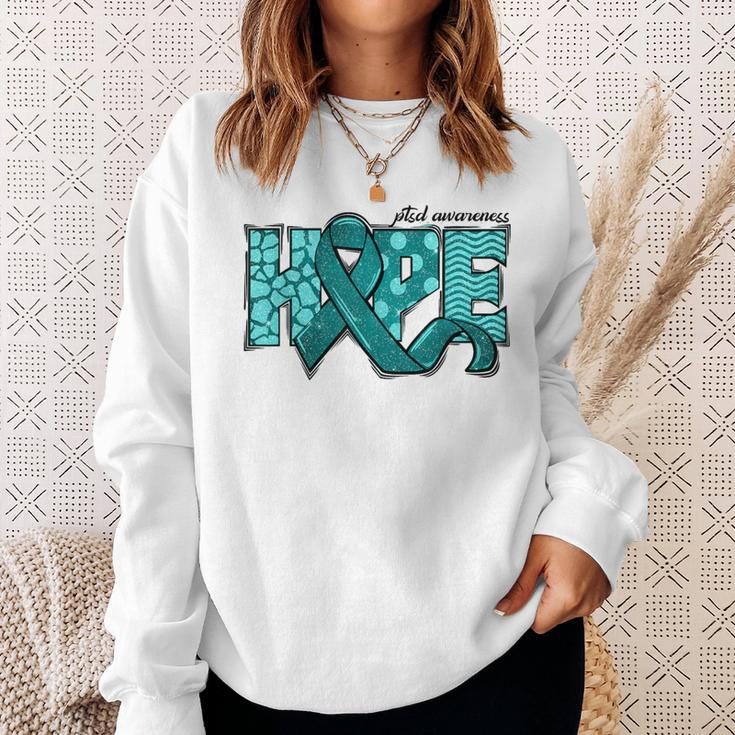 Ptsd Hope Veteran Post Traumatic Stress Disorder Awareness Sweatshirt Gifts for Her