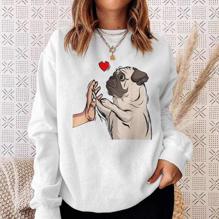 Pug Love Dog Holder Idea Sweatshirt Geschenke für Sie