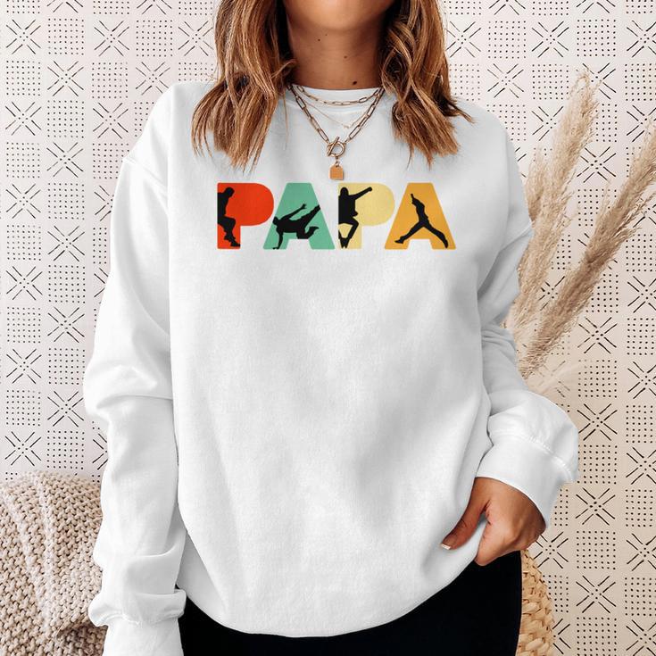 Retro Parkour Papa Lustigerintage Papa Parkour Sweatshirt Geschenke für Sie