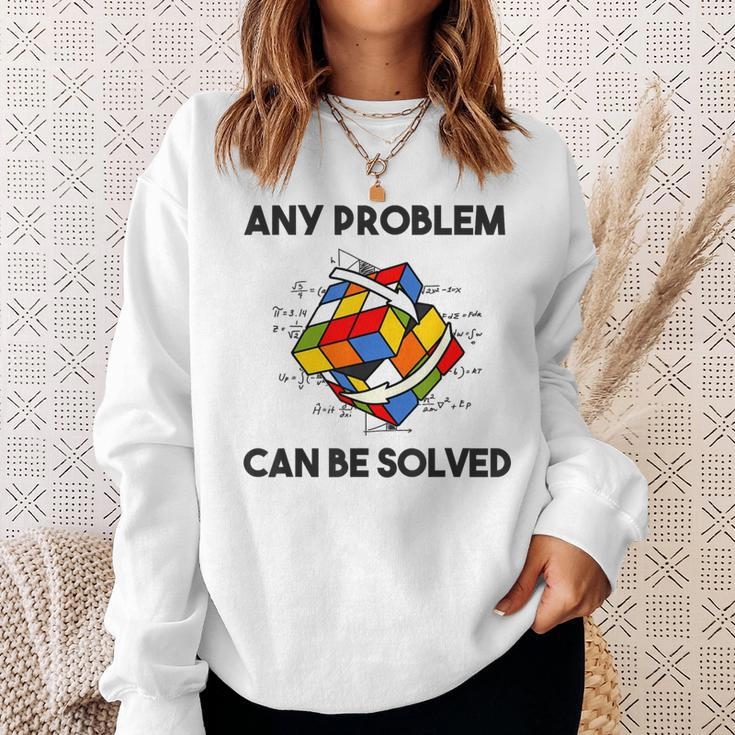 Rubik Cube Magic Cube Retro Rubi Vintage Nerd Sweatshirt Geschenke für Sie