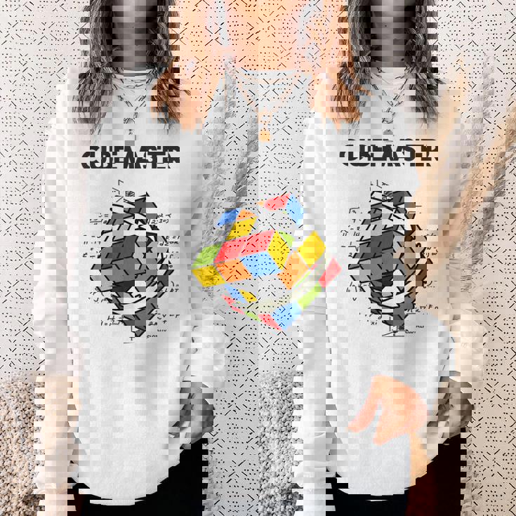 Rubik's Cube Magic Cube Retro Rubi Vintage Nerd White Sweatshirt Geschenke für Sie