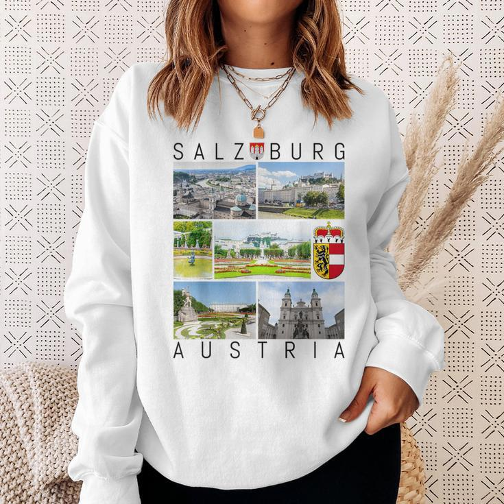 Salzburg Austria Mozart Classical Music Sound Sights Gallery Sweatshirt Gifts for Her