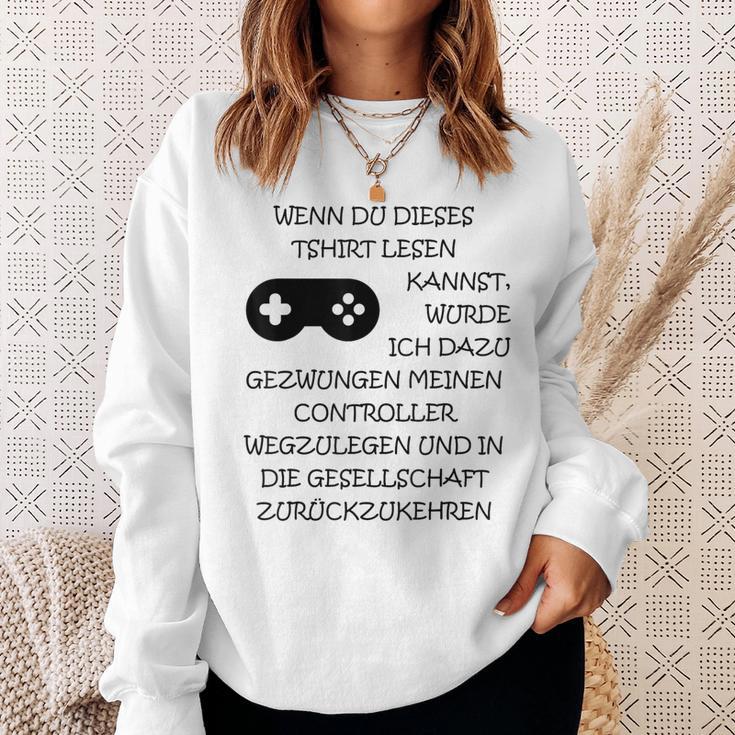 In Society Gezwung Gamer Sweatshirt Geschenke für Sie