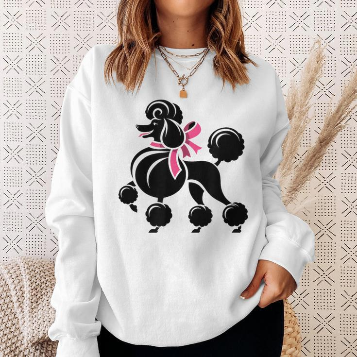 Sock Hop Cutie 50'S Costume Big Poodle 1950'S Party Cute Sweatshirt Gifts for Her