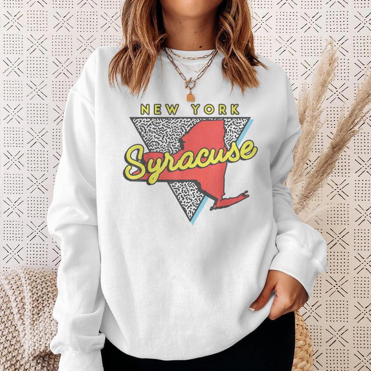 Syracuse New YorkVintage Triangle Sweatshirt Gifts for Her