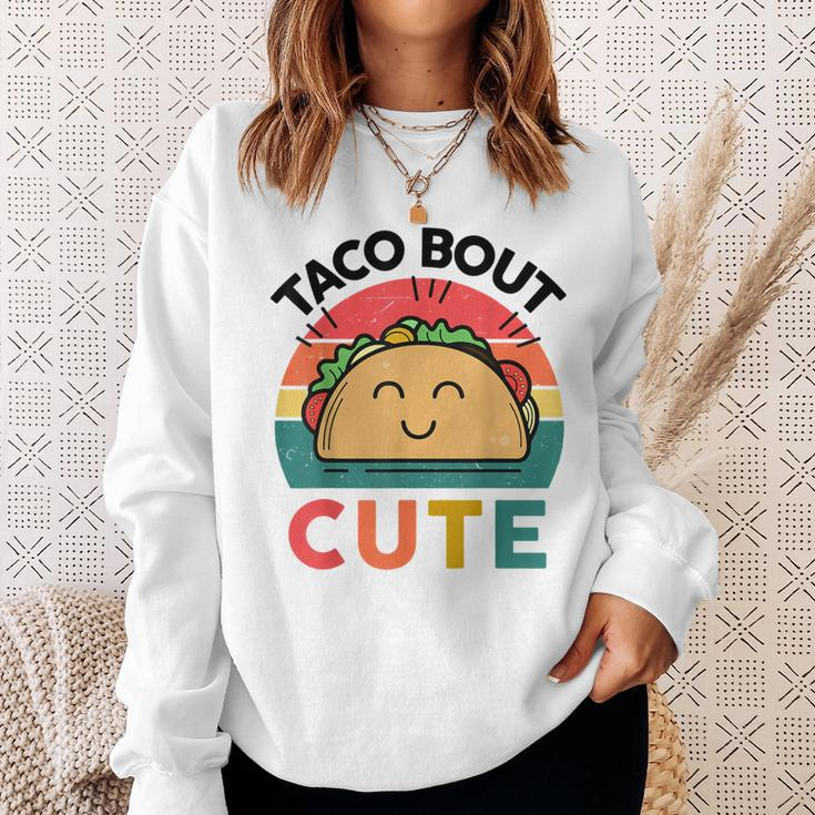 Tacos Tuesday Baby Toddler Taco Bout Cute Mexican Food Sweatshirt Gifts for Her