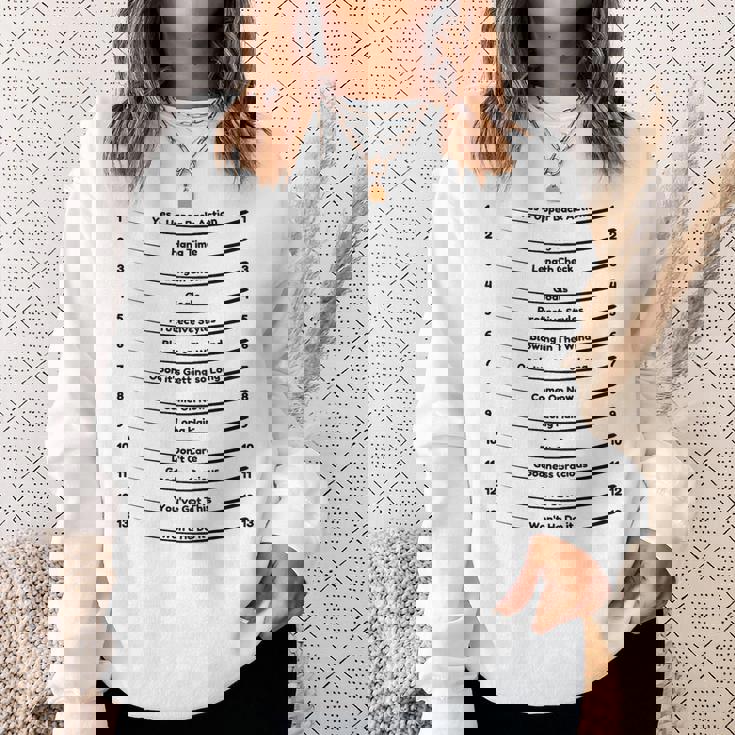 Track Your Long Hair Length Check Hair On The Back Of The Sweatshirt Gifts for Her