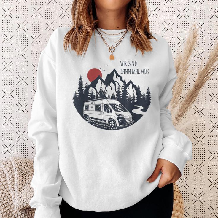 Transit Car Camping Wir Sind Dann Mal Weg Sweatshirt Geschenke für Sie