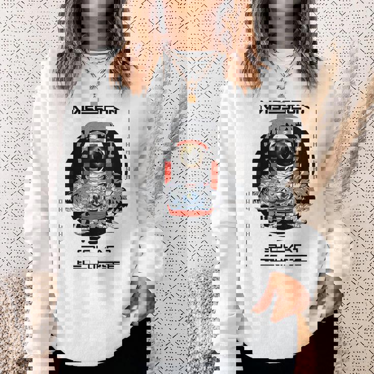 Usa 2024 Solar Eclipse Astronaut Space Photography Sweatshirt Gifts for Her
