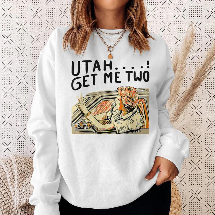 Utah Get Me Two 1980S Movie Quote Sweatshirt Gifts for Her