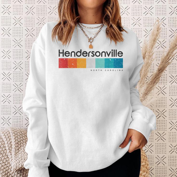 Vintage Hendersonville Nc North Carolina Usa Retro Sweatshirt Gifts for Her