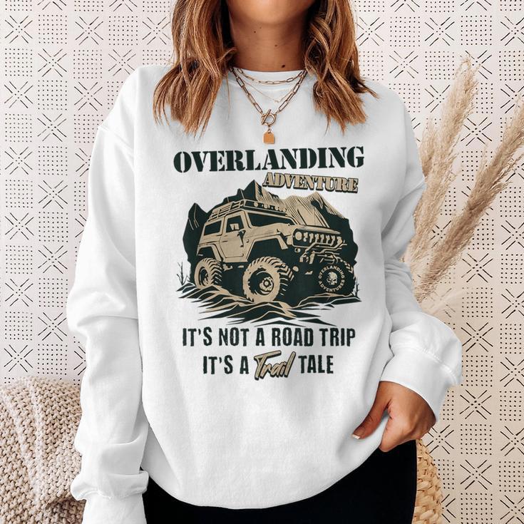 Vintage Overlanding Truck Camping Off-Road Adventures Sweatshirt Gifts for Her